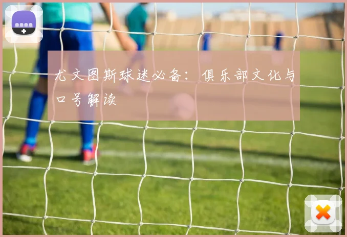 尤文图斯球迷必备:俱乐部文化与口号解读